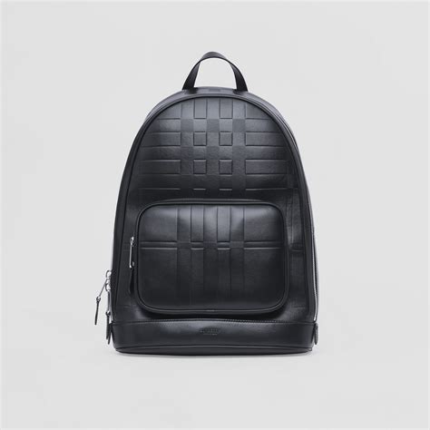 burberry leather|Burberry leather backpack.